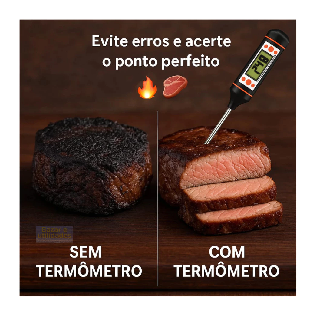 Termômetro digital de cozinha